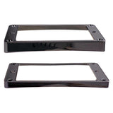 Maxbell Humbucker Pickups Frames Mounting Rings for LP Electric Guitar Black