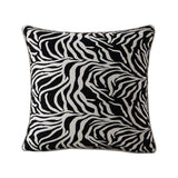 Maxbell Zebra Striped Printed Throw Pillow Cover Decorative for Car Room Decor Square