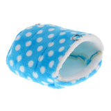 Maxbell Pet Triangle Hammock Parrot Bird Small Animal House Warm Hut Nest Blue L