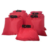Maxbell 5 Sizes Set Waterproof Dry Bag Sack Storage Camping Rafting Kayaking Red
