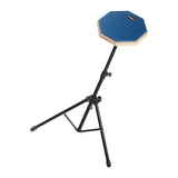 Maxbell Drum practice pads Snare Drum Stand Set for Percussion Instrument Accessory Blue