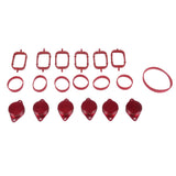 Max 6 Pieces 33mm Diesel Swirl Flap Repair Kits for BMW E90 E91 320d 325d Red