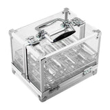 Maxbell Chips Case Holds 600 Chips with 6 Chip Racks for Drinking Props Parties