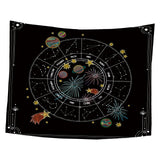 Maxbell Bohemia 12 Constellation Tapestry Home Decoration Ornament Wedding