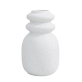 Maxbell Ceramic Vase Floral Arrangements Ornament for Party Bookshelf Decoration white