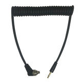 Max 2.5mm to Male Flash PC Sync Cable Cord with Screw Lock for Canon SLR Camera
