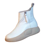 Maxbell Comfortable Short Boots Women Shoes Ankle Boots with Zipper for Women Gifts White Color 5
