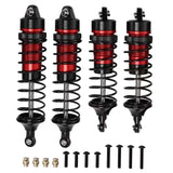 Maxbell 4 Pieces Front & Rear Shock Absorber Assembled Set for 4WD RC Car RC Crawler