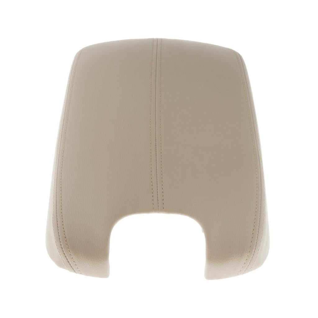 Max Maxb Car Armrest Center Console Lid Cover PU Leather for Honda Accord 08-12 Beige
