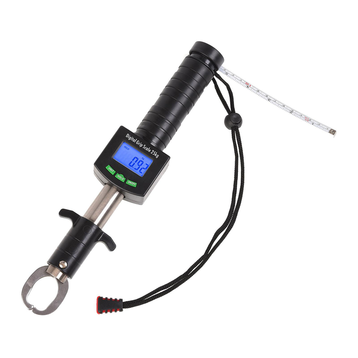 Maxbell Fish Lip Gripper with Electronic Digital Weight Scale 55 Pound Measure Ruler
