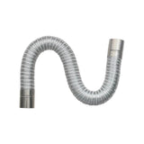 Maxbell Flue Extension Tube Chimney Fire Place Stove Pipe for Hot Tents Wood Stove 6cmx2m