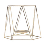 Max Nordic Iron Candelabra Candle Holder Wedding Event Centerpiece L Golden