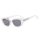 Maxbell Classic Sunglasses Comfortable Frame Unisex for Outdoor Biking Camping Clear Light Gray