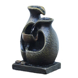 Maxbell Mini Rockery Indoor Fountain Waterfall USB Art Crafts for Home Outdoor Decor