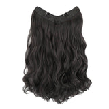 Maxbell Wavy Curly Natural Soft Synthetic Hair Pieces 17.7