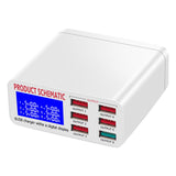 Maxbell Multiple 6-Port USB Charger Phone Charger Adapter QC3.0 Fast Charger UK Plug