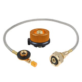 Maxbell Camping Gas Stove Flat Cylinder Tank Coupler Canister for Picnic Camping