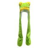 Maxbell Lovely Animal Plush Hat Photograph Prop for Festival Party Favors Cosplay Frog