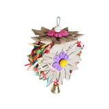 Maxbell Bird Chewing Toy Funny Bird Parrot Toy for Biting Cockatoo With Bell