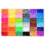 Maxbell Multicolor Fuse Beads Set with Pegboards Ironing Paper DIY Toys for Children 36 colors