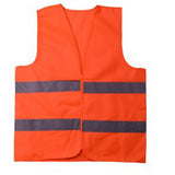 Maxbell Reflective Safety Zipper Front Vest    Fluorescein orange
