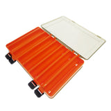 Max Maxb Double-layer Fishing Lure Box Tackle Box Bait Container Storage Orange S