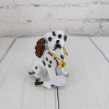Maxbell Animal Resin Dog Puppy Model Figure Kid Educational Toy Home Decor Brown Bag Dog
