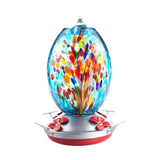 Maxbell Leak-Proof Hummingbird Nectar Feeder with 4 Feeder Ports Easy to Clean D
