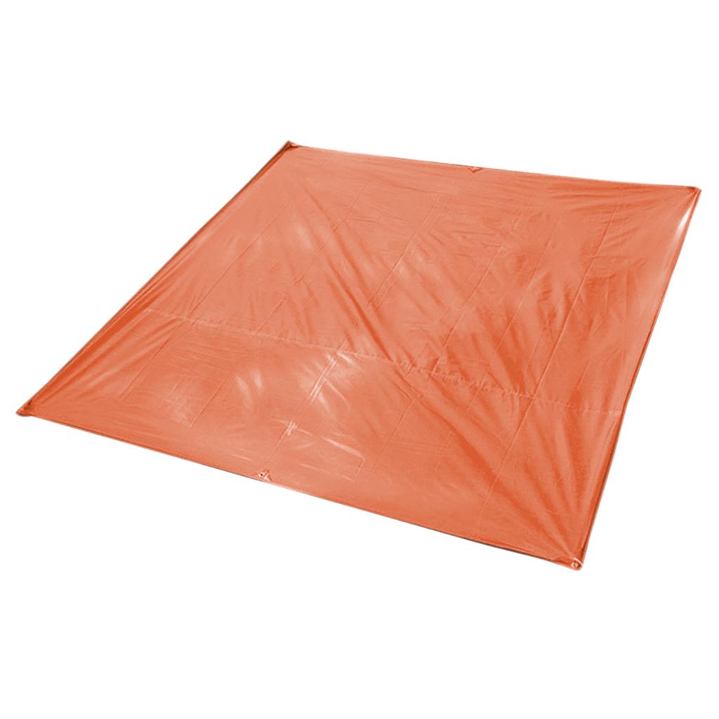 Max Waterproof Camping Awning Trail Tent Cover Shelter Tent Tarp Orange