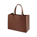 Maxbell Shopping Bags for Groceries Large Durable Handle Thickened Stands Upright 40x30x15cm Brown