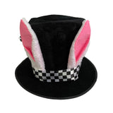 Maxbell Bunny Ear Top Hat Holiday Party Headband Easter Rabbit Costume Accessories