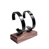 Maxbell Watch Display Stand Stable Shelf Bracelet Bangle Rack for Desk Shop Dresser Black