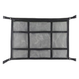Maxbell Car Ceiling Cargo Net Pocket Car Storage Mesh Organizer for Van Camping Black