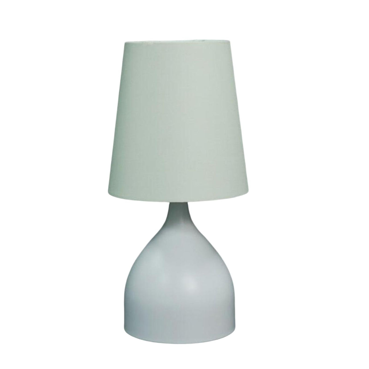 Maxbell Fashionable Desk Lamp Night Light Button Control for Hotel Bedroom Decor White