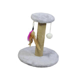 Maxbell Cat Scratching Post Scratch Pole Gift Durable for Kittens Supplies Round Gray
