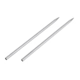 Maxbell 2pcs Stainless Steel Paracord Fid Lacing Stitching Needles Outdoors 80x3mm