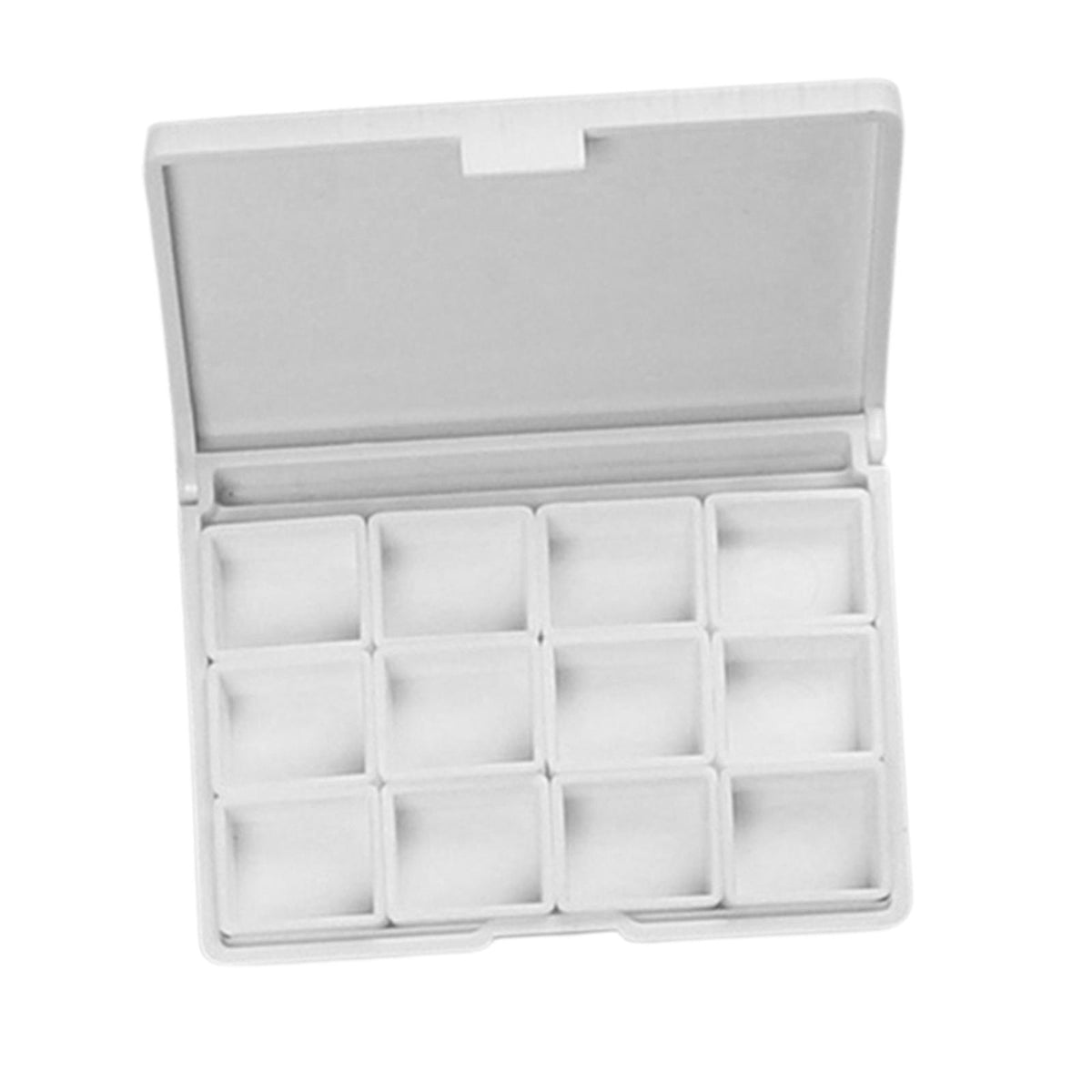 Maxbell Paint Palette Holder Tray Half Pans Set for Acrylic Oil Watercolor 12 Grids