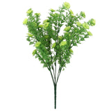 Maxbell 1x Artificial Plastic Green Leaves Grass Plant Home Decoration 37cm Height