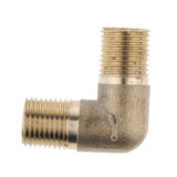 Maxbell Brass Male Elbow Adapter Connector 1/2'' 1/4'' 1/8'' 3/8'' Thread Fittings A