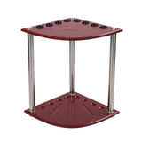 Maxbell Maxbell Portable Billiard Pool Cue Rack Corner Cue Holder Rod Organizer Freestanding