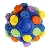 Maxbell Dog Sniff Ball Increase IQ Portable Puppy Playing Soft Dog Slow Feed Ball Style B