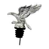 Maxbell Eagle Shape Wine Pourer Red Wine Pourer Spout Zinc Alloy for Household Home Argent