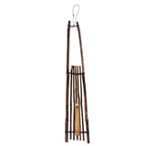Max Japanese Style Black Bamboo Wall Vase Creative Home Decor Entrance Ornament