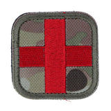 Maxbell 50 x 50mm Hook & Loop Medic First Aid Red Cross Patch CP Camo