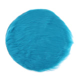 Max Soft Sheepskin Fluffy Skin Faux Fur Rug Mat Small Rugs Dark Blue 40cm