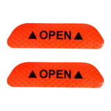 Maxbell 2Pieces Car Door Stickers Reflector Replacement Orange