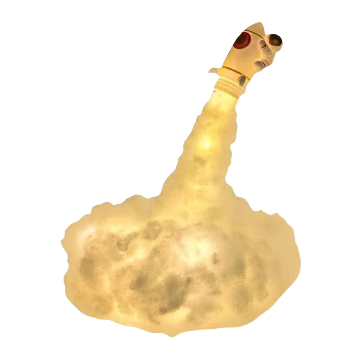 Maxbell 3D Printed Rocket Lamp LED Novelty Birthday Kids Gift Home Decoration USB