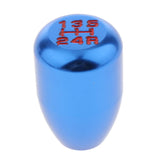 Maxbell 5 Speed Car Manual Shift Knob Gear Stick Shifter Lever Aluminum Alloy Blue