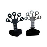 Maxbell Hand Grip Strengthener Silicone Finger Exercise for Forearm Muscle Sports black and gray