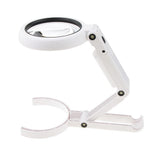 Maxbell Handheld Desk Reading Loupe LED Magnifying Magnifier 5X 11X Magnification